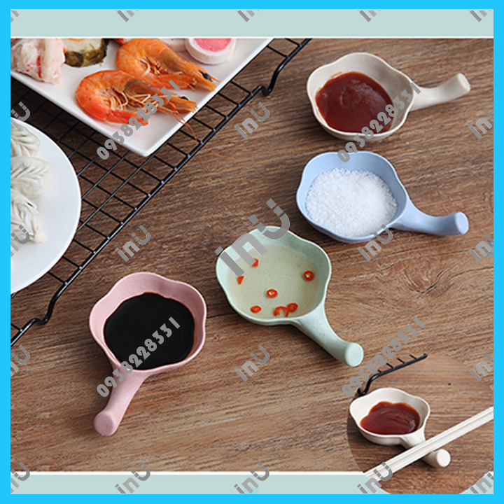 HCM - Combo 4 chén chấm nhựa lúa mì
