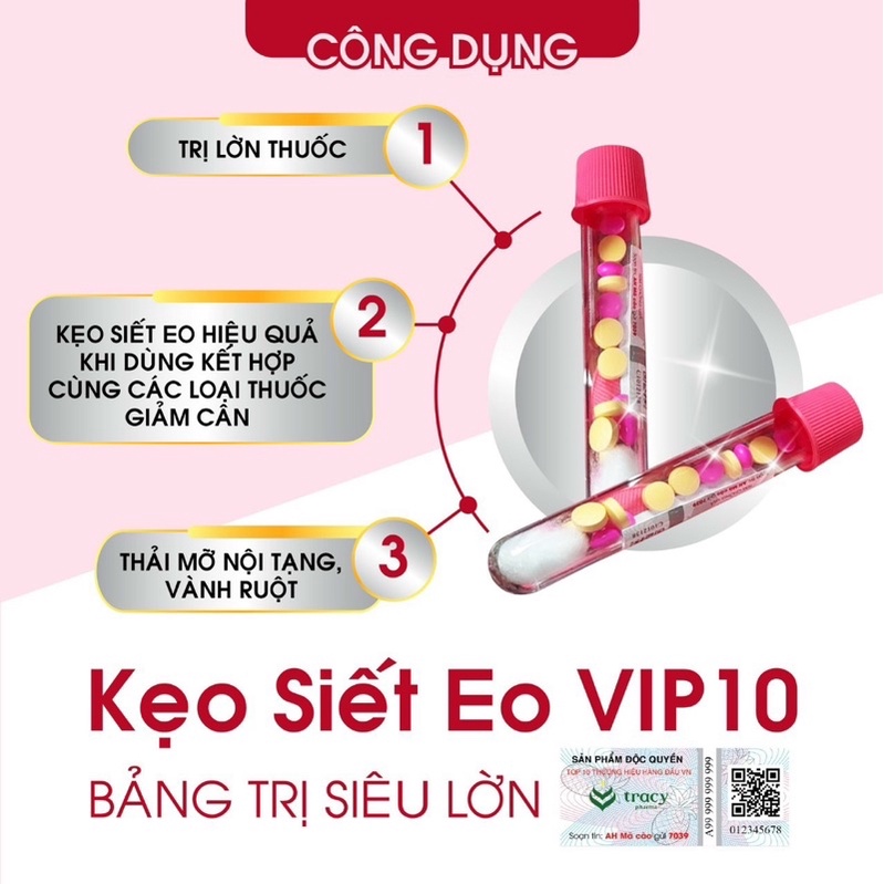 Ống siết eo xổ mỡ Thái X10 (1 ống)
