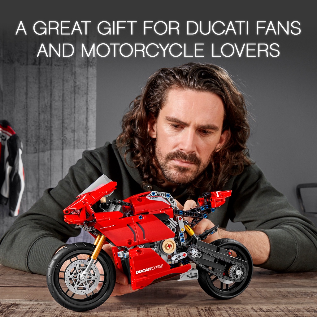 Bộ Đồ Chơi Lắp Ráp LEGO Technic Ducati Panigale V4 R 42107 (646 Miếng)