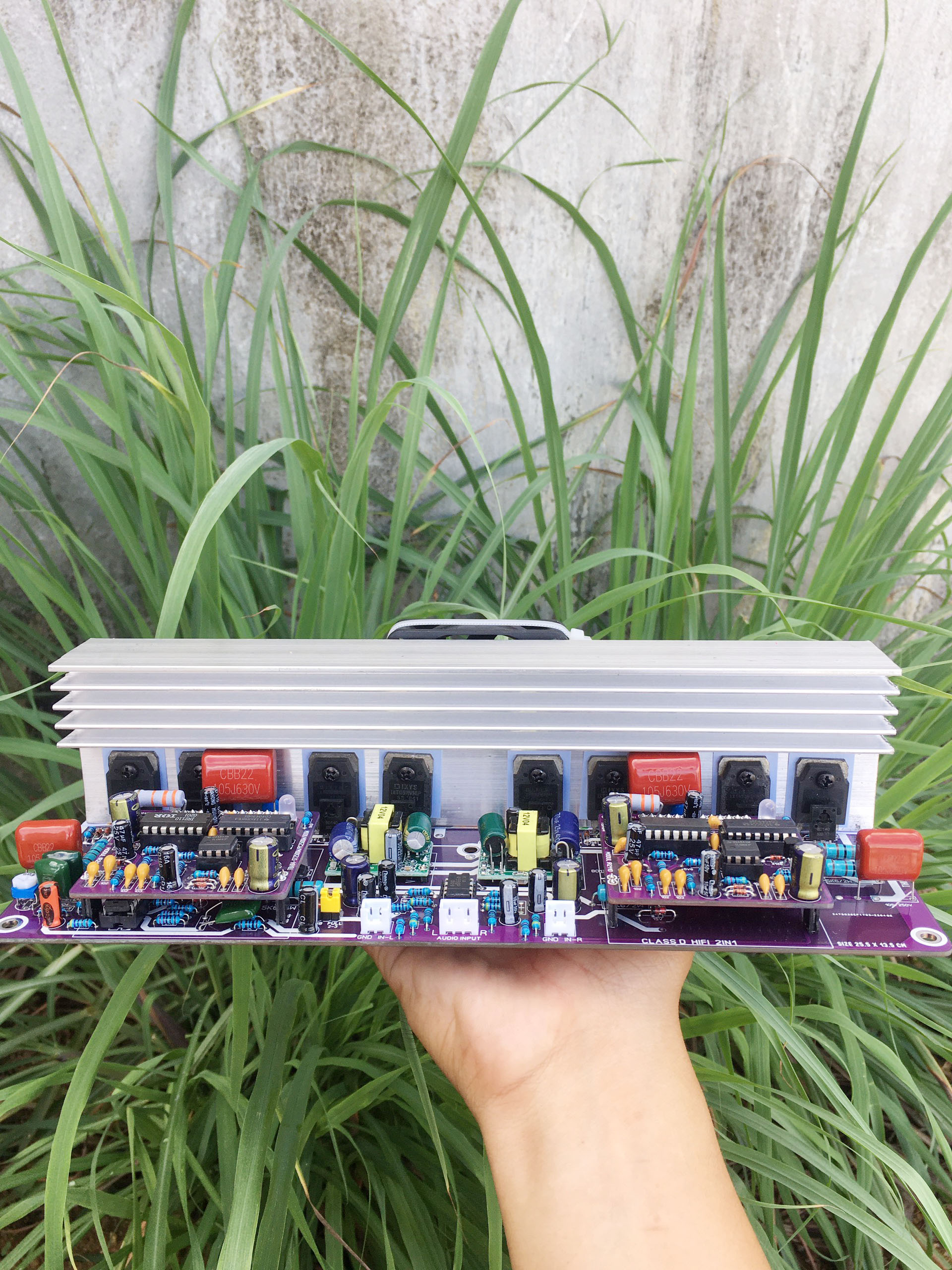 Mạch công suất class D 2 kênh stereo 2500Wx2