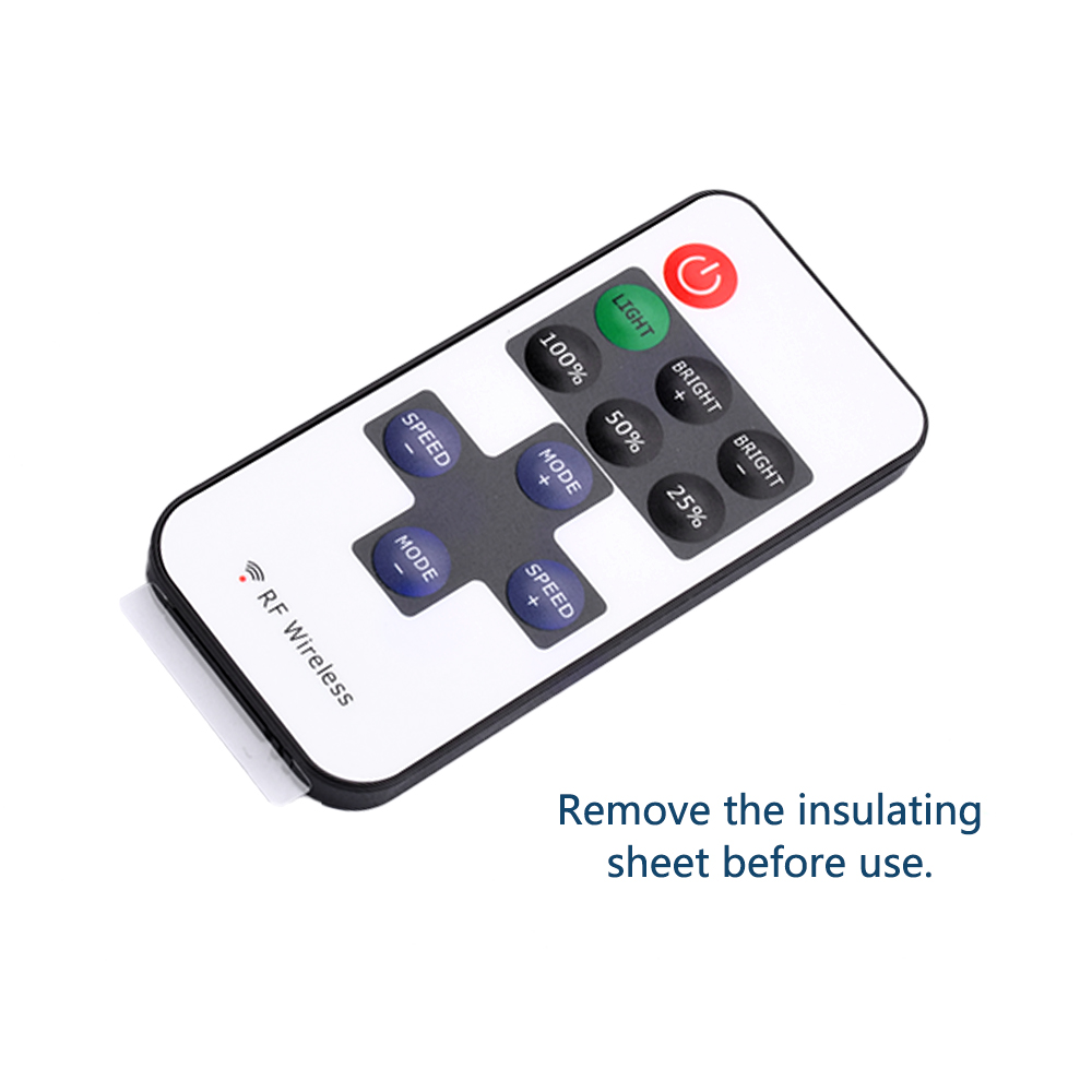 【Ready Stock】PANTHON RF Dimmer Controller for LED Strip Lights DC5V 12V 24V Dimmer Controller Brightness & Effect RF Wireless Remote LED Dimmer