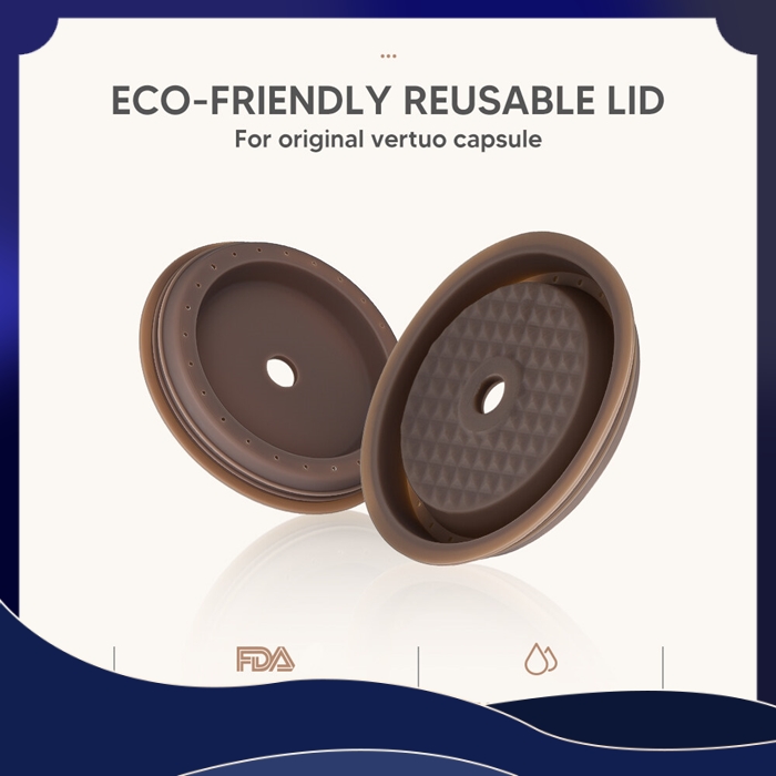 Viên nén cà phê có thể tái sử dụng đồ lọc có nắp cho Nespresso vertuo tiếp theo