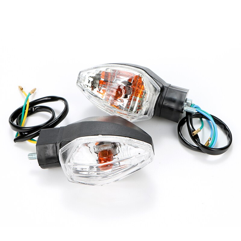 Motorcycle clear black lens turn signals lamp indicators 12v bulb light amber light fit for honda grom msx 125 2017-2020