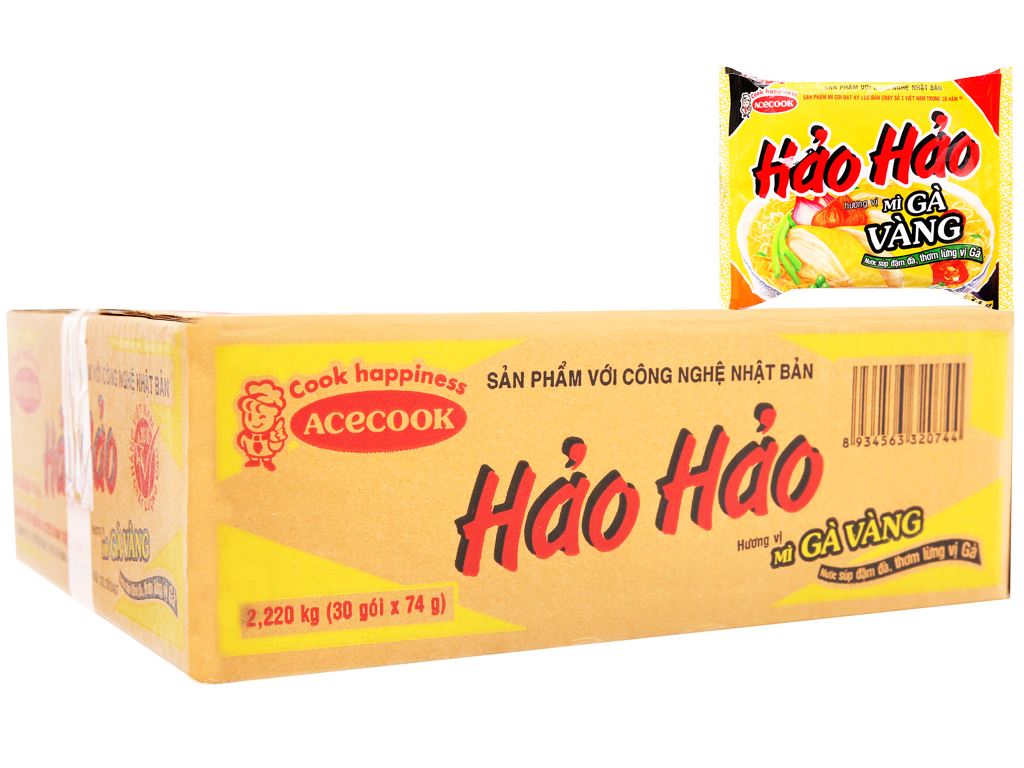 Mì Hảo Hảo Gà Vàng Gói 74g