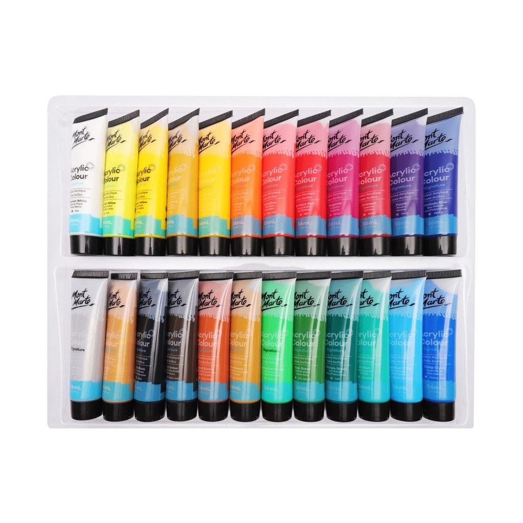 Màu Acrylic Mont Marte 36ML 18/24 màu