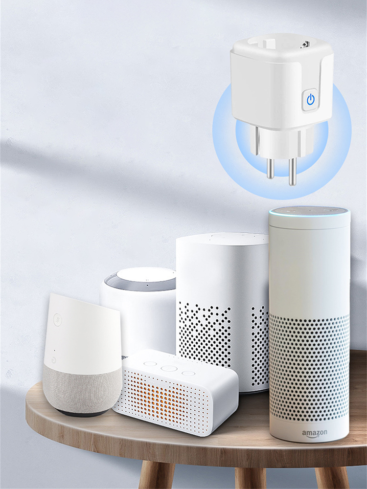 1PC Alexa điều khiển bằng giọng nói chất lượng cao điều khiển di động từ xa ổ cắm thông minh Internet của những điều nhà nước-of-the-nghệ thuật Doodle người dùng thân thiện