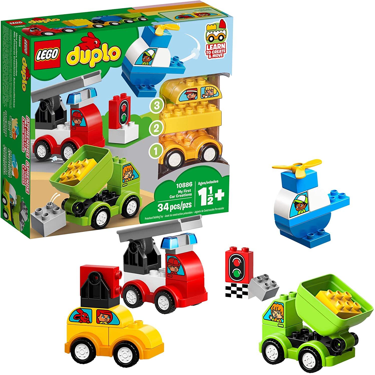 Lego® duplo my first car creations 34pcs 1+ lego đồ chơi gạch