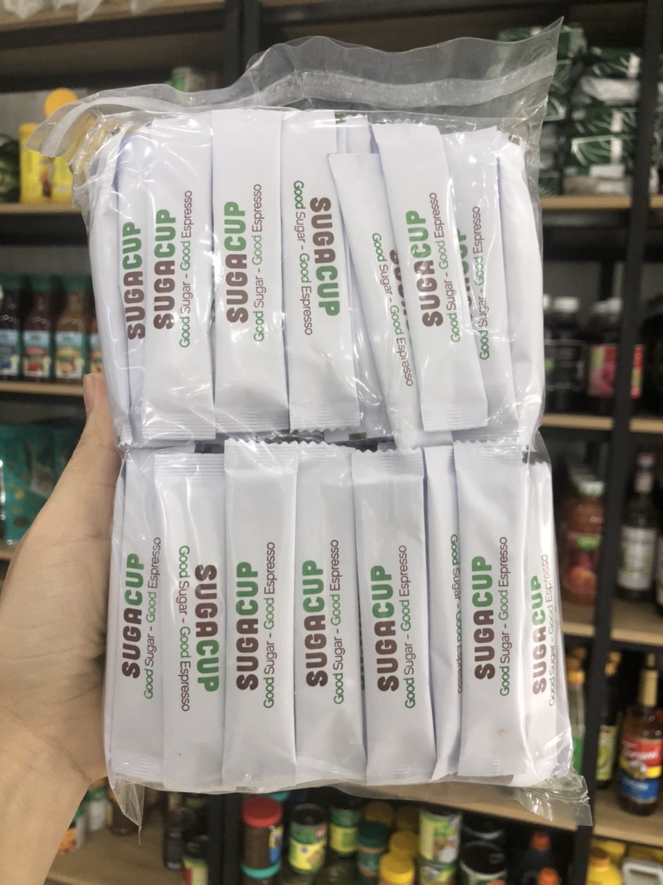 Đường que uống Café (gói 100 tép)