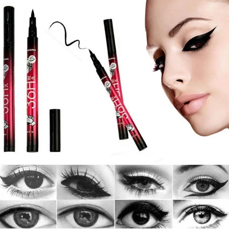 Aweisuan%20Hot%20Sale%2012pcs/set%20YANQINA%20Lasting%2036H%20Liquid%20Eyeliner%20Pencil%20Waterproof%20Black%20Easywear%20Eye%20Liner%20Pen%20Cosmetic%20wholesale%20makeup%20eyeliner%20-%20Image%209