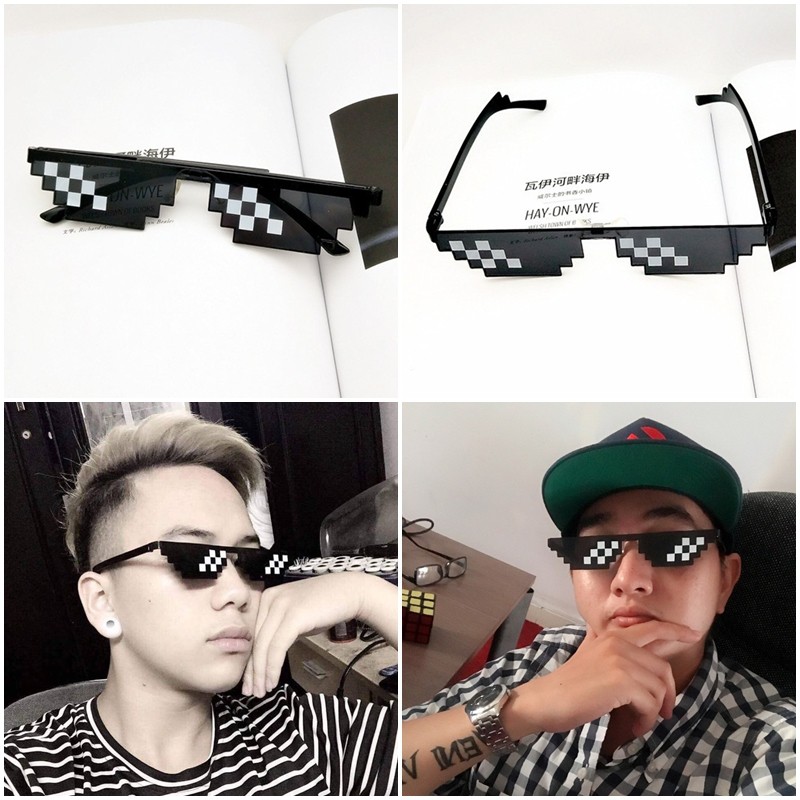 Mắt Kính Thug Life 6 Chấm Siêu Ngầu (có bản to và bản nhỏ)