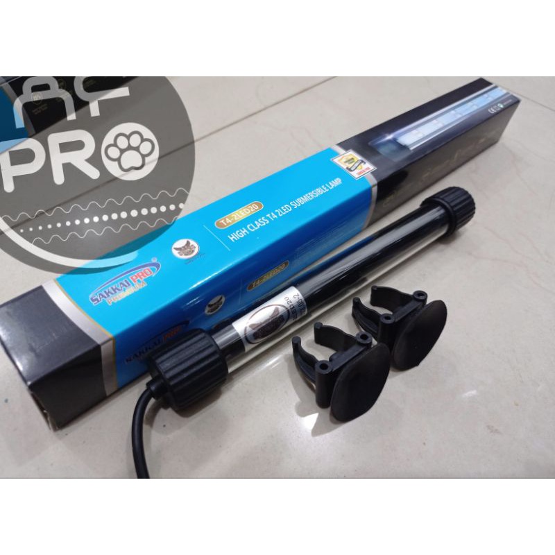 Lampu LED celup Aquarium SAKKAI PRO T4 2LED 20
