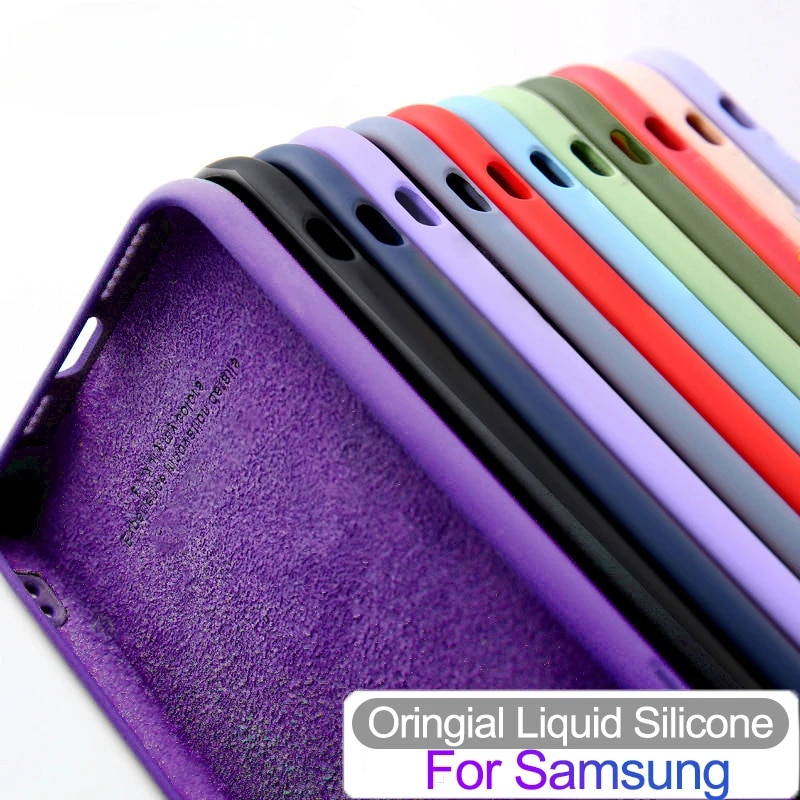 S%2024%2023%2023%2022%2021%2020%2010%20Liquid%20Silicon%20Phone%20Case%20For%20Samsung%20Galaxy%20S24%20S23%20Ultra%20S22%20S21%20S20%20FE%20S10%20Plus%20Soft%20Shockproof%20Cover%20-%20Image%208