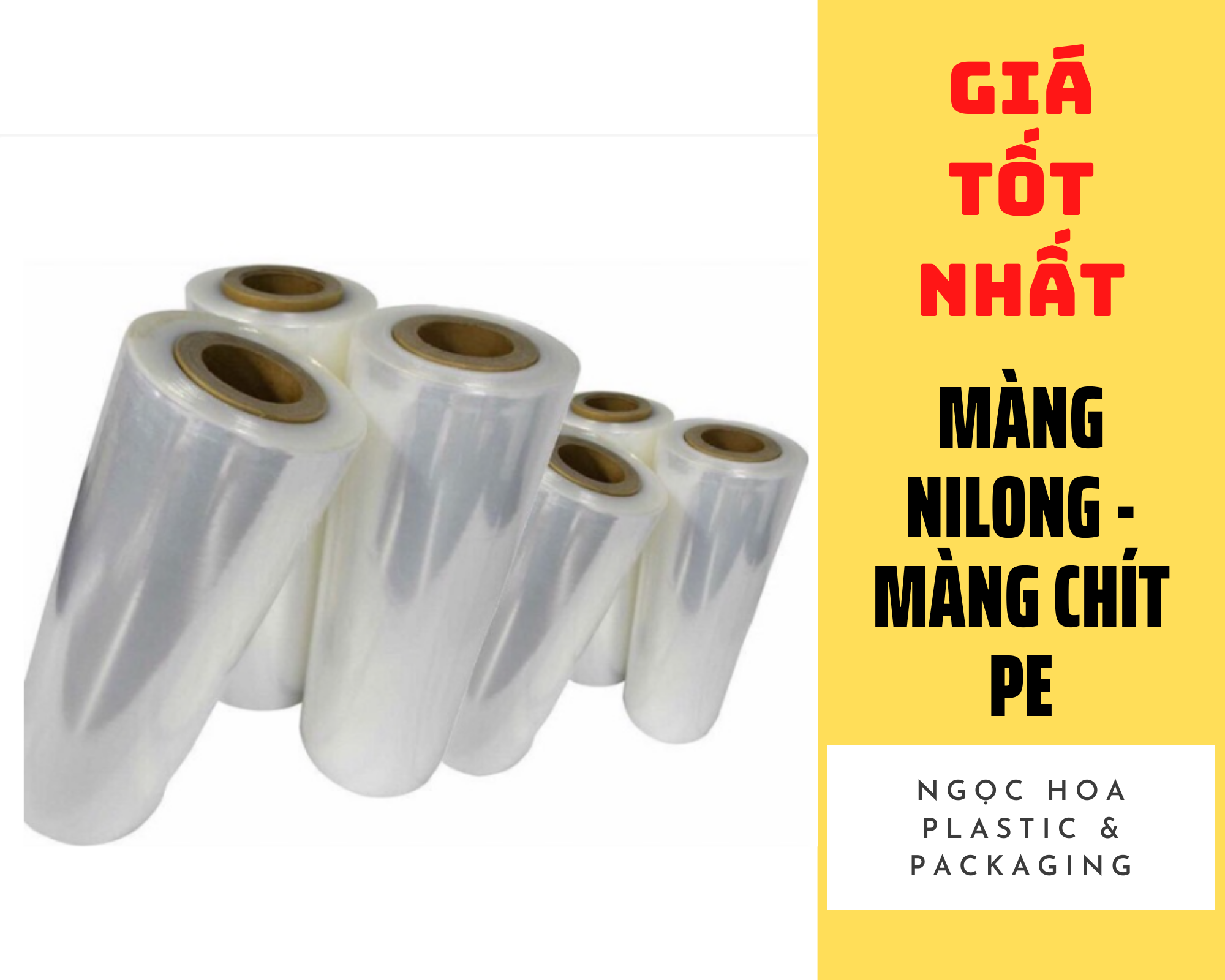 Màng nilong PE cuốn bụng, ủ tê, spa, xăm ...