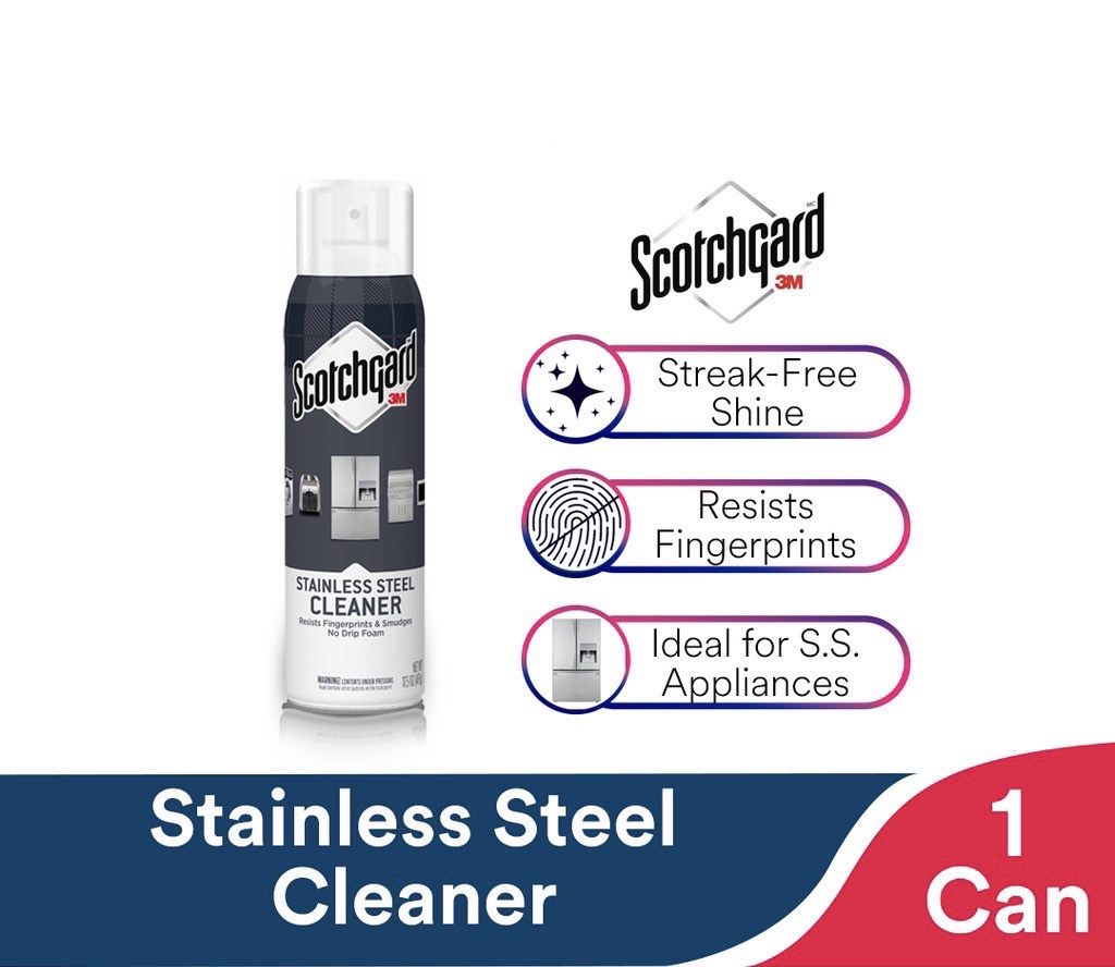 3m Scotchgard Stainless Steel Polish Cleaner 495g Lazada