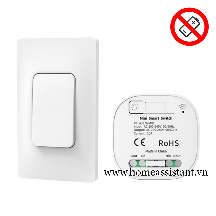 Set switch rf wifi zigbee tuya buttons no battery kp01