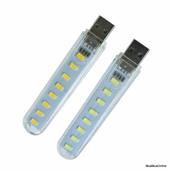 Thanh Đèn Led 8 Bóng Cổng USB