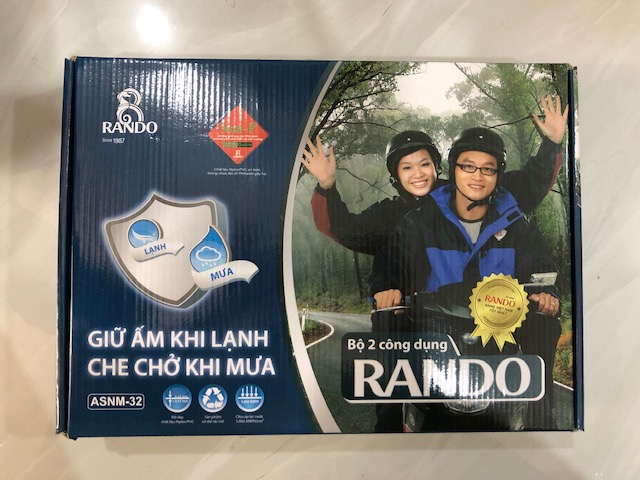 Áo mưa bộ vải dù 2 lớp RB2