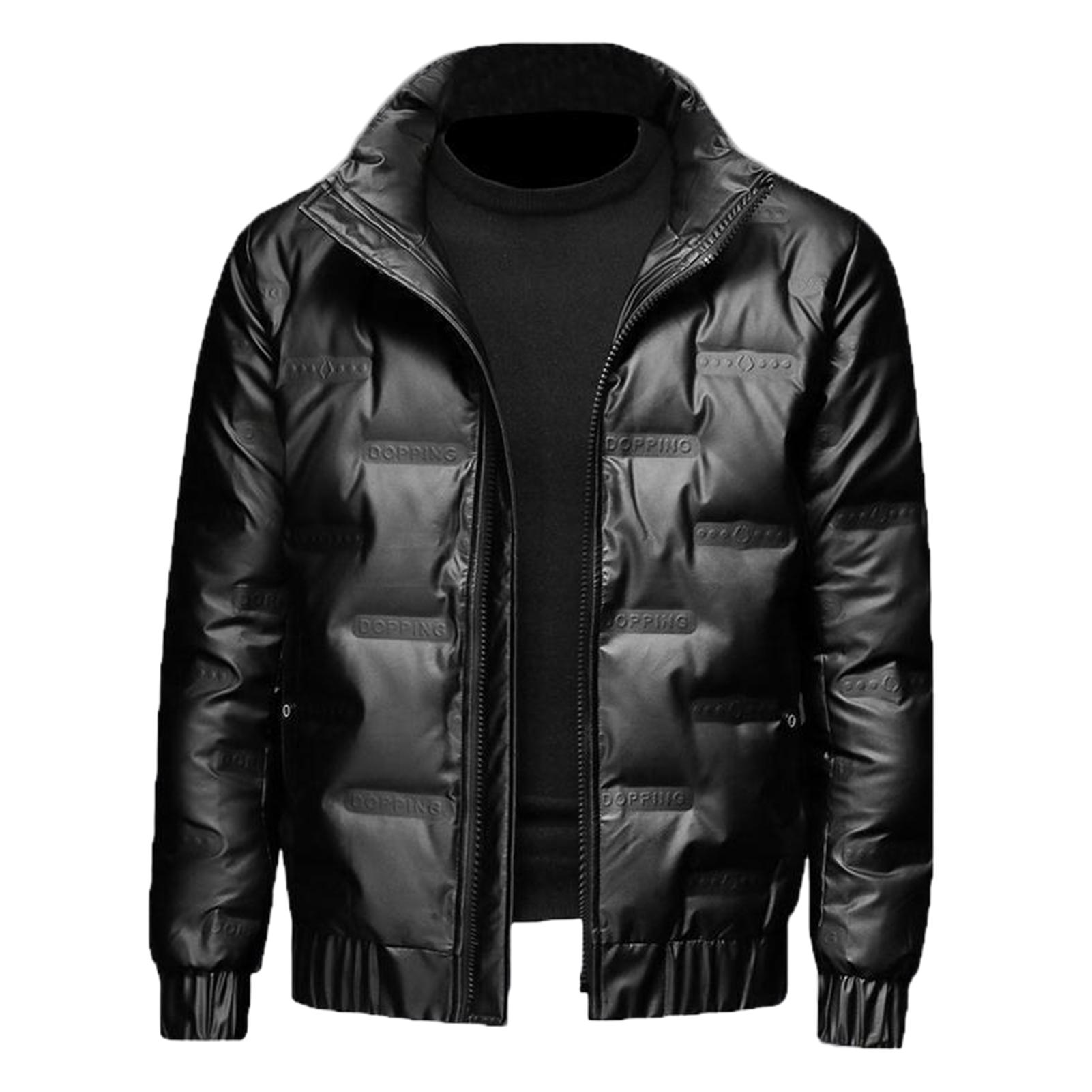 TENGL Men Down Jacket Casual Men Down Jacket Men's Down Jacket Warm Regular Fit Stand Collar Zipper Closure Perfect for Autumn Winter