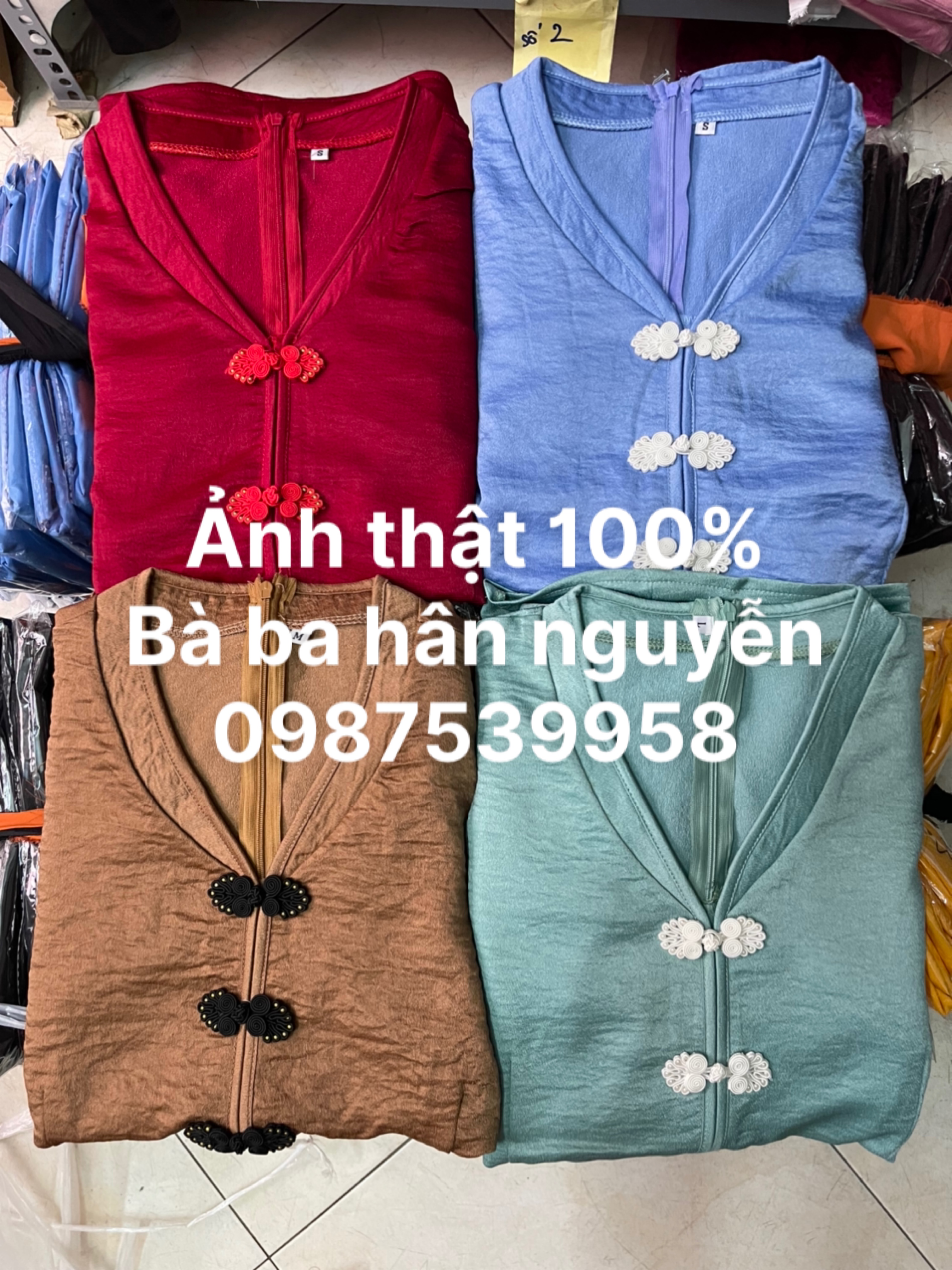 SÉT LAM TAY PHỒNG DỂ THƯƠNG (LỤA)
