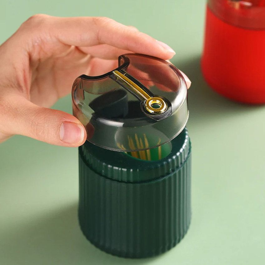 Toothpick Box Pop-up Creative Automatic Toothpick Dispenser Home light Luxury Portable Toothpick Storage