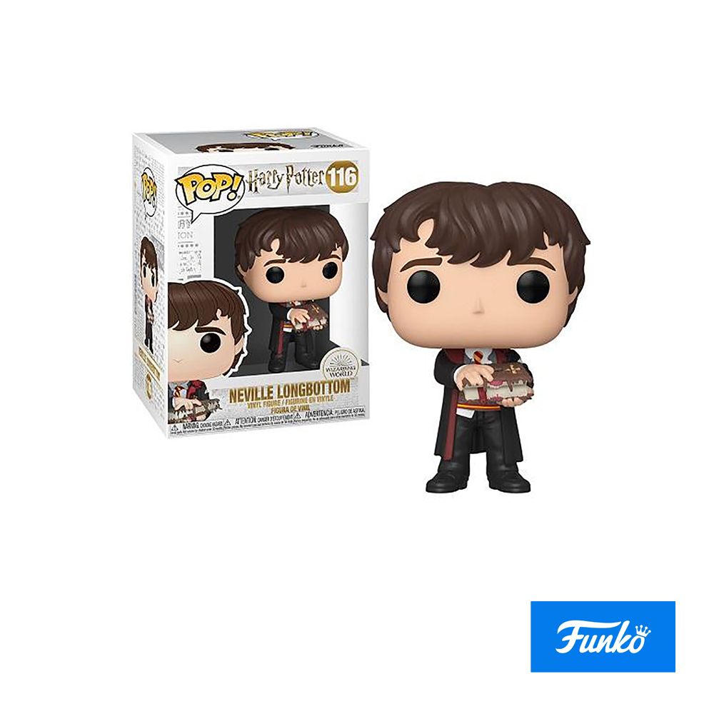 Funko Pop Movies Harry Potter 116 Neville Longbottom With Monster Book Lazada Singapore