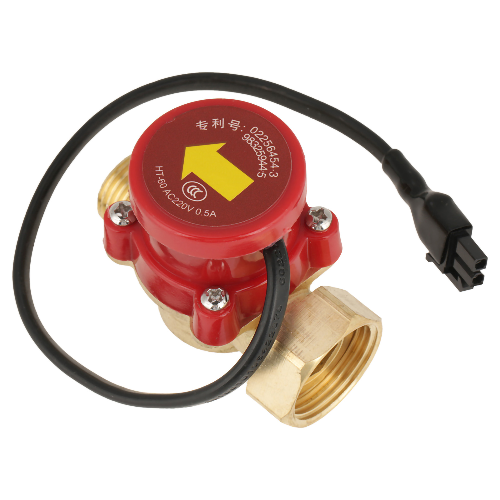 Bơm công tắc dòng chảy HT-60 AC220V 0.5A G3/4 -1/2 Chủ Đề Máy Bơm Nước cảm biến lưu lượng Ống Tăng điều khiển công tắc Nước điều chỉnh lưu lượng công tắc cảm biến