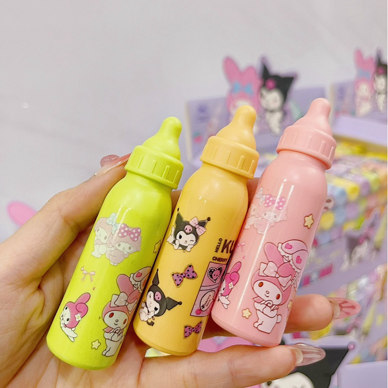 Set 6 Bút Dạ Quang Hình Bình Sữa Đáng Yêu