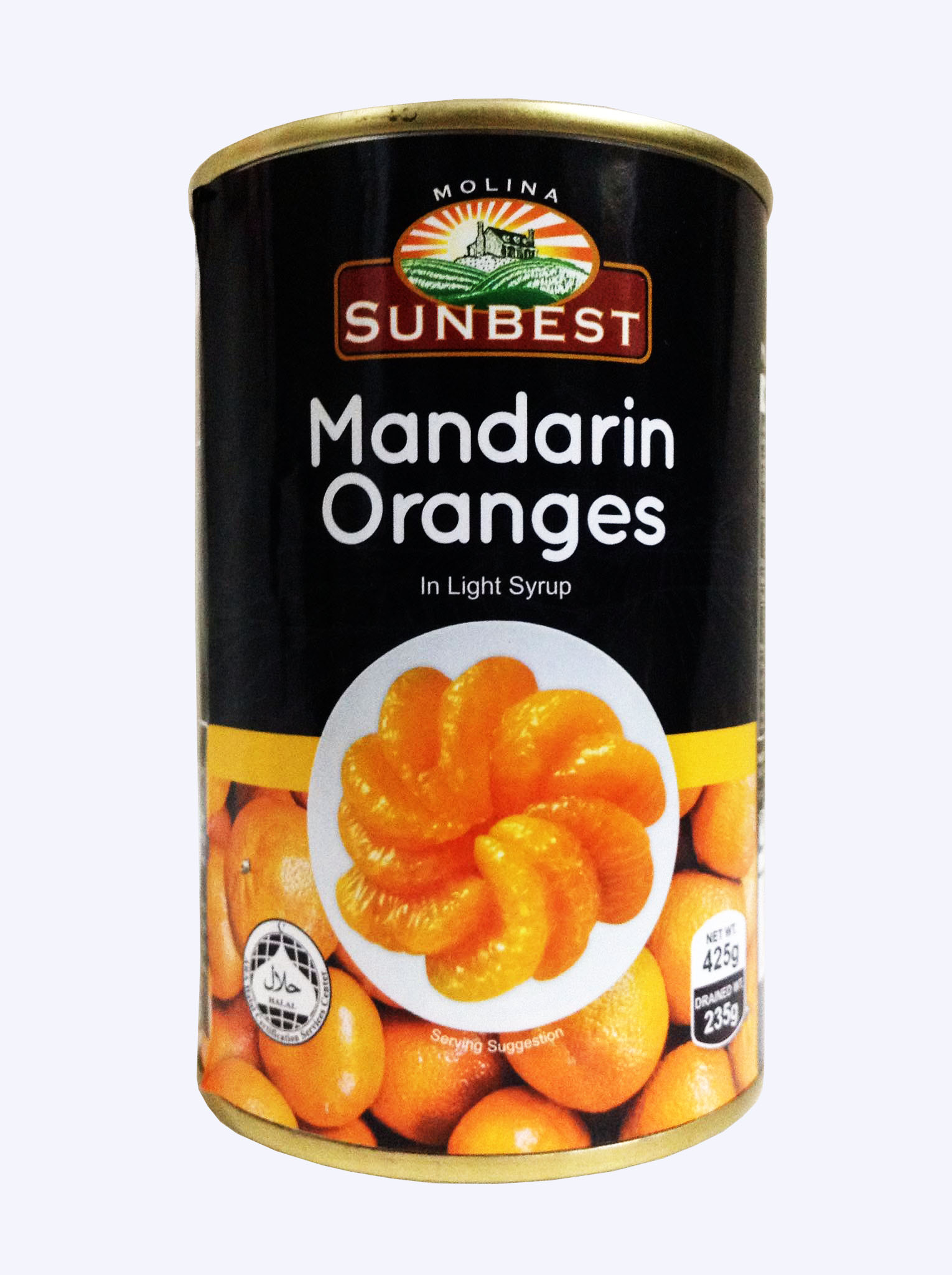 Sunbest Mandarin Oranges in Light Syrup 425g {Imported} 1224 Lazada PH