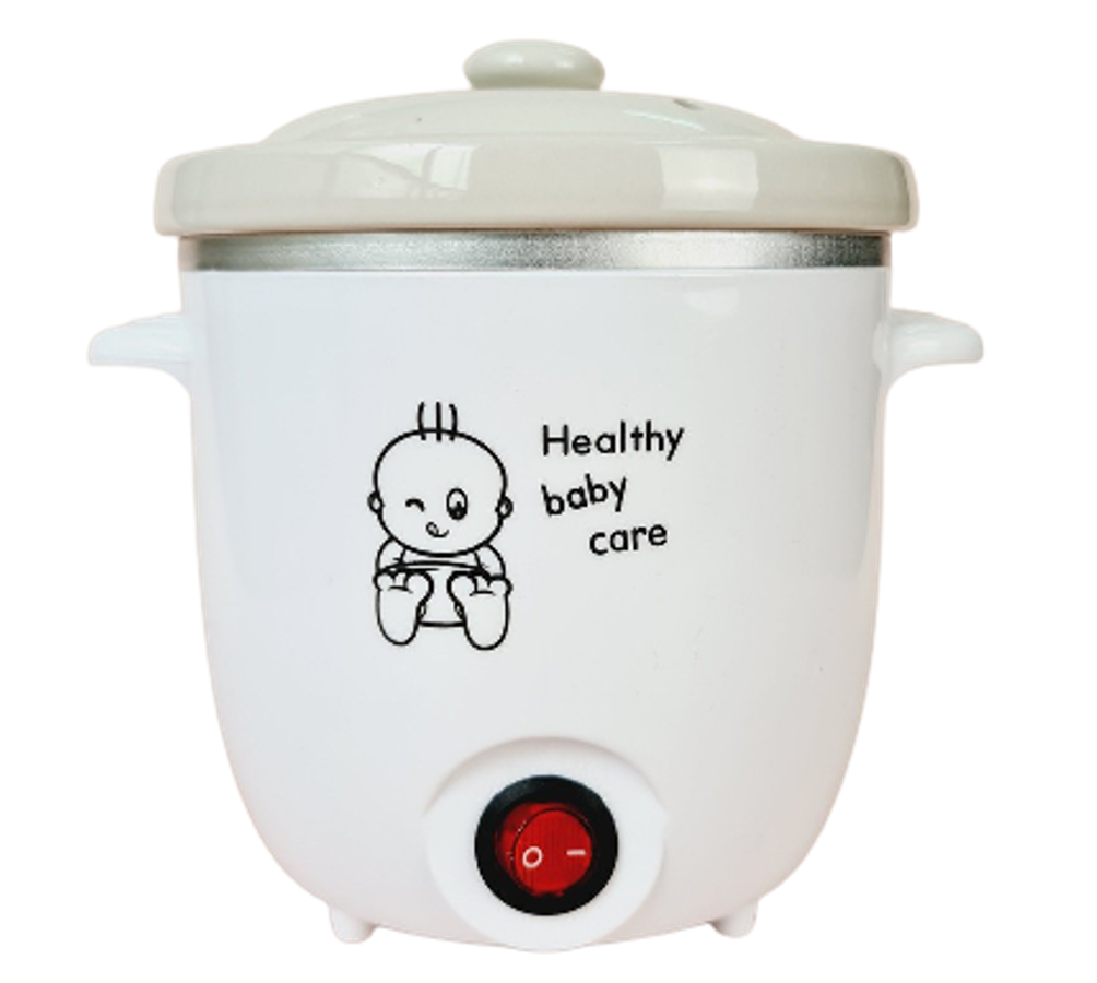 Mini Multifunction Electric Pot, YiBao Slow Cooker Made of High-quality Porcelain, No Chemical Non-Stick, Health Guarantee, Compact, Bird's Nest Always Keeps Food Hot Without Burning, Warranty 12 Months, 1 Exchange first