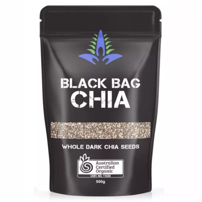 Hạt Chia đen Úc - túi 500g