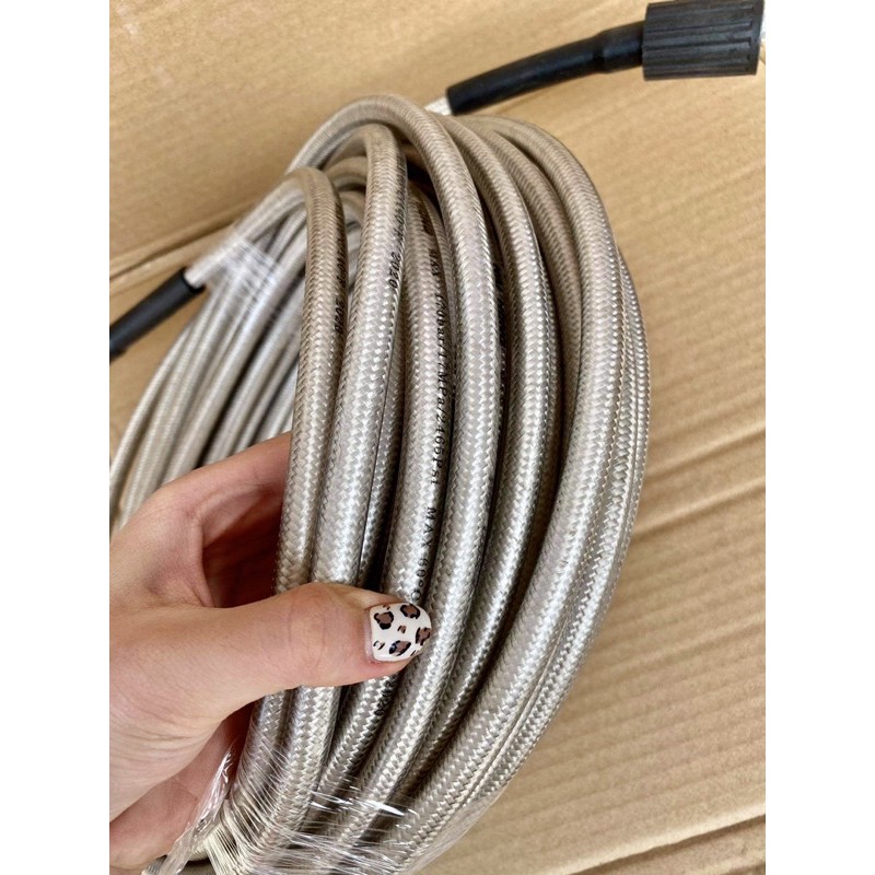 Dây rửa xe 20m dây xịt rửa dùng cho máy rửa xe mini (ren 22mm)