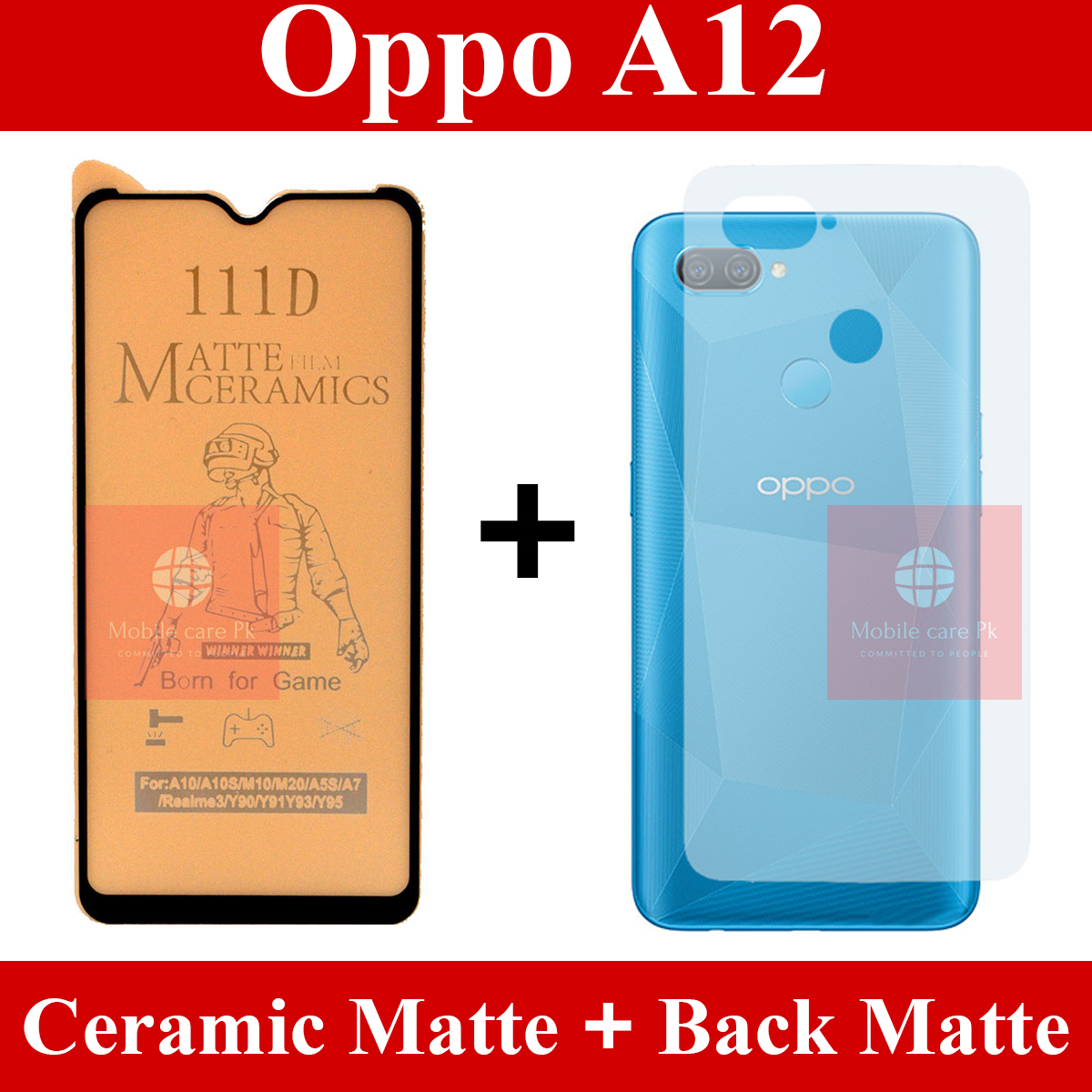 Oppo%20A12%20Ceramic%20Matte%20Sheet%20Unbreakable%20Fiber%20Protector%20Sheet%20Matte%20Screen%20Protector%20+%20Back%20Matte%20Anti-Slip%20Protector%20Soft%20Skin%20Sheet%20Film%20Protection%20Oppo%20A12%20-%20Image%202