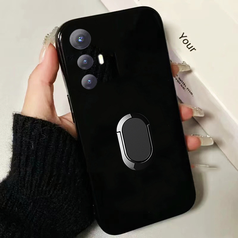 For Cubot Max 5 case Soft Silicone Matte Full Protector Shockproof Car Adsorb Holder Ring Back cover For Cubot Max 5 Back cover Phone cases.