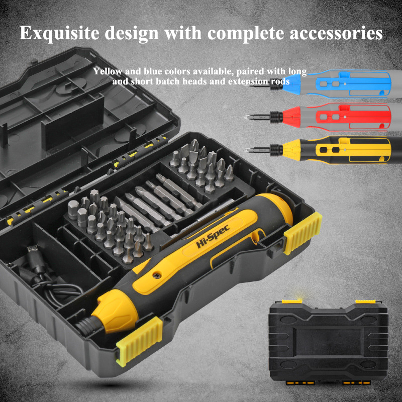 Electric screwdriver USB rechargeable household wireless forward and reverse small electric screwdriver set