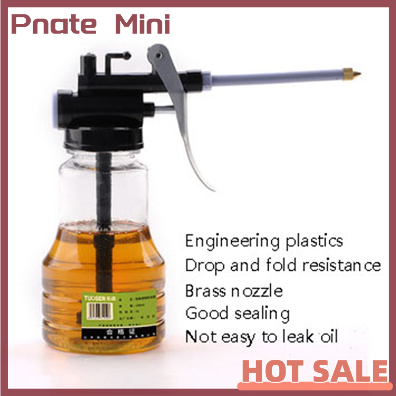 Pnate 250ml oiler for greasing Transparent Oil Can High Pressure Pump Oiler