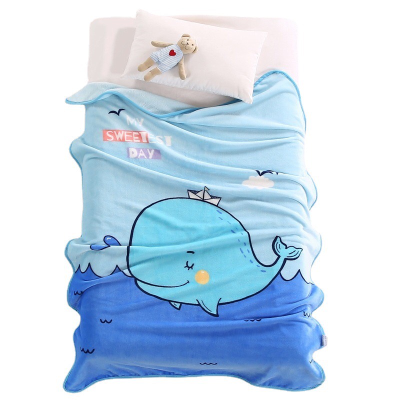 Chăn lông tuyết cho bé size 100 X140