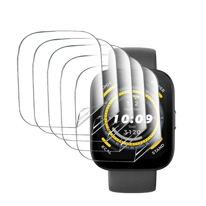 Film Protecteur Hydrogel Pour Amazfit Bip 6 (Écran 1.97") - Lot De 5 - TPU Flexible, Anti-Rayures, Auto-Cicatrisant - 2