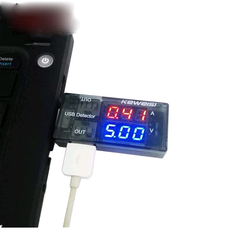 USB tester đo dòng điện Keweisi cổng USB-A