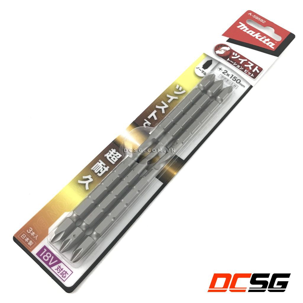 Mũi Vít Bake 2 Đầu Ph2x150mm Makita A-59592