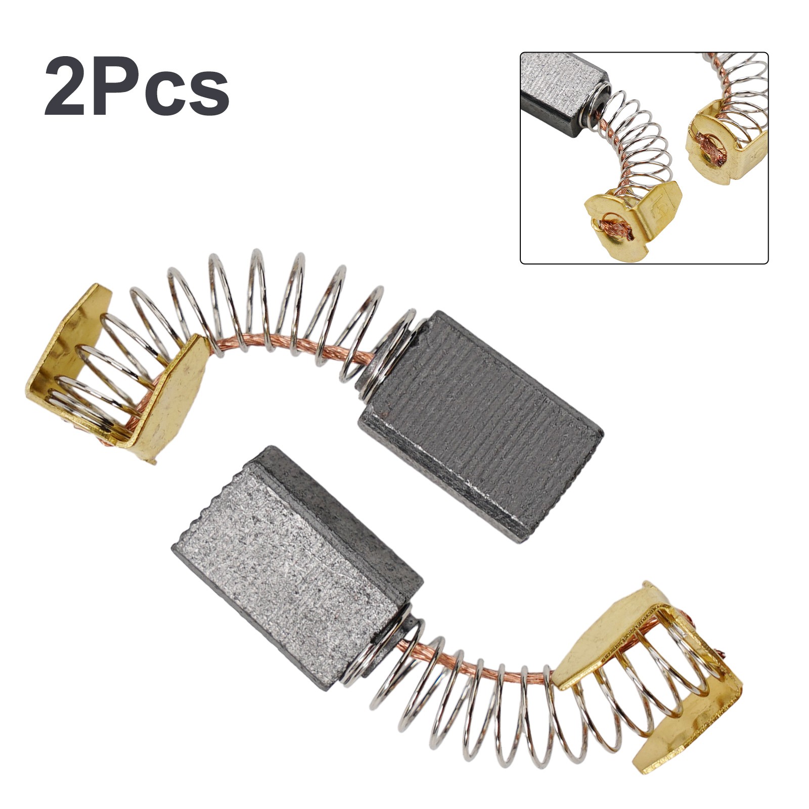 HOMETOOL Reliable Replacement For Motor Carbon Brushes for Angle Grinder Set of 2