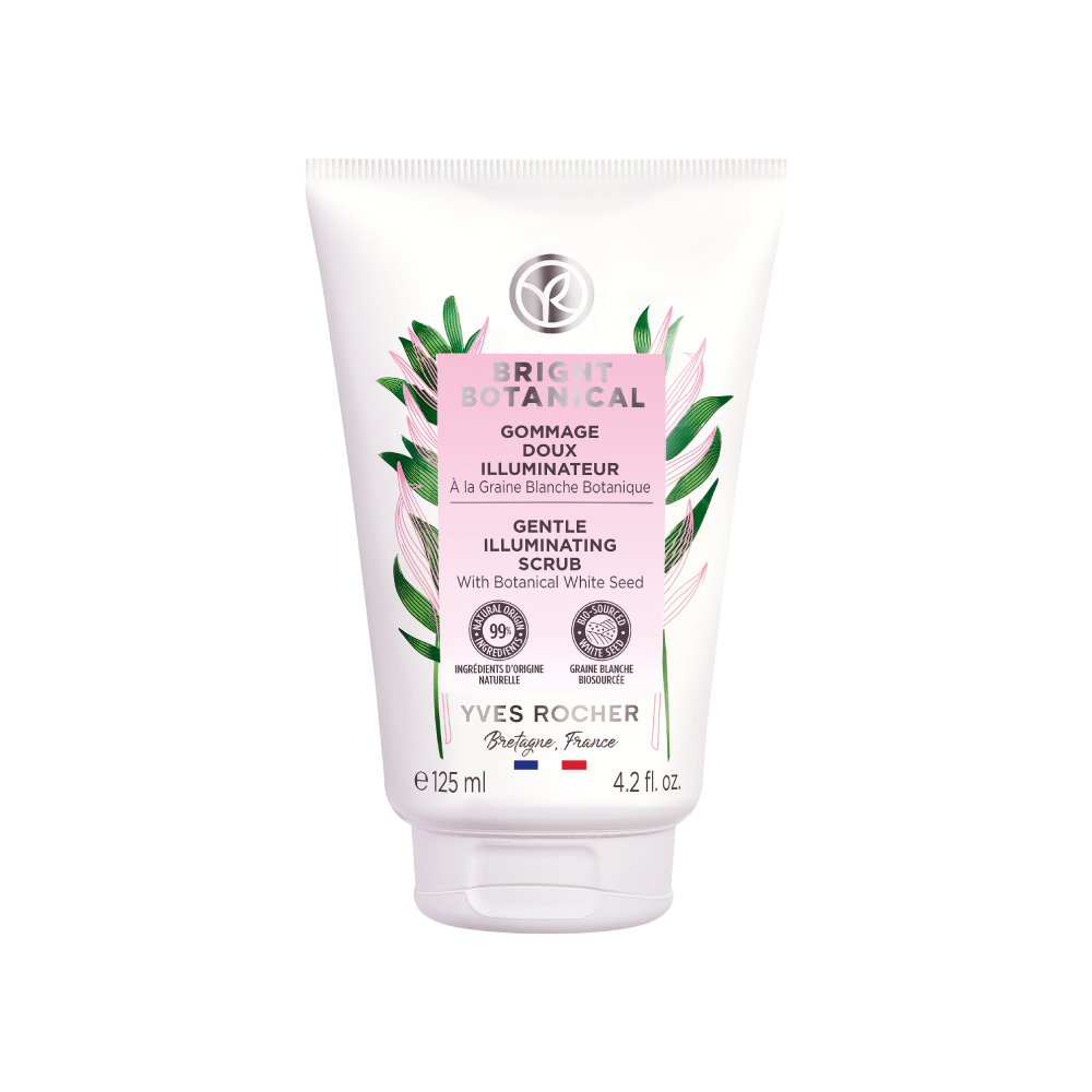 YVES ROCHER BRIGHT BOTANICAL GENTLE BRIGHTENING SCRUB 125ML. อีฟโรเช ไบ