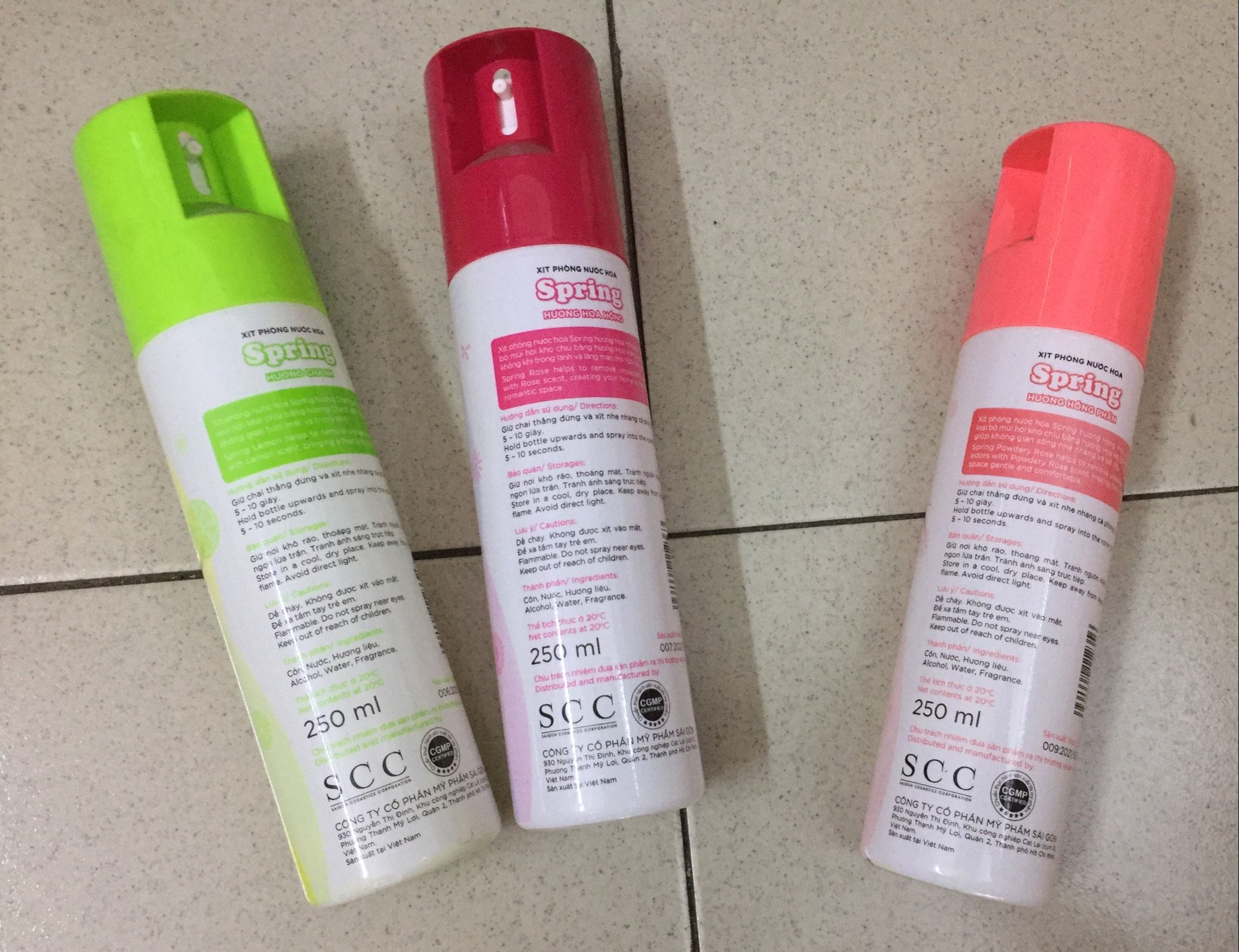 Nước hoa xịt phòng Spring 225 ml