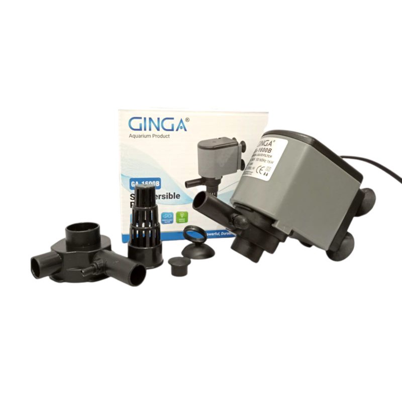 Pompa kolam aquarium hidroponik GINGA GA 1600B Submersible Pump