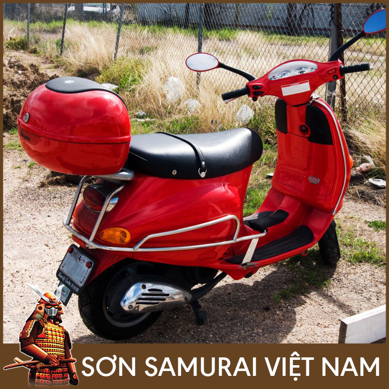 Chai sơn samurai màu đỏ sáng S138 - Sơn xịt samurai màu đỏ sáng