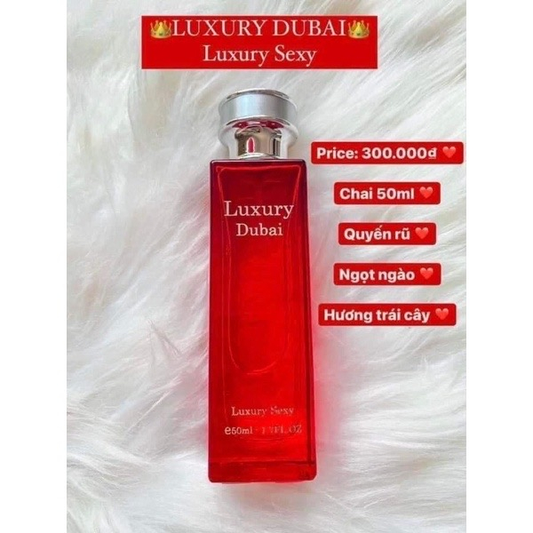 Nước hoa nam nữ LUXYRY Dubai 50ml