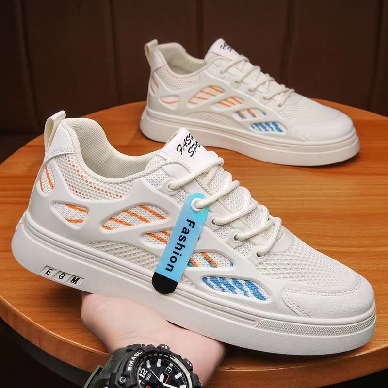 Nam2024 summer holiday casual size student trend youth Korean version breathable versatile thick bottom pad small shoes