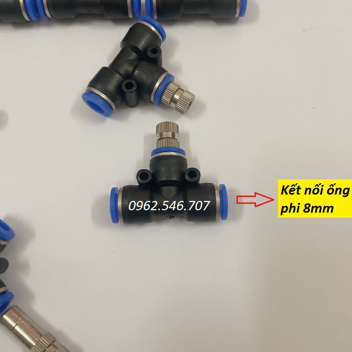 Đầu Nối T dây phun sương 8mm
