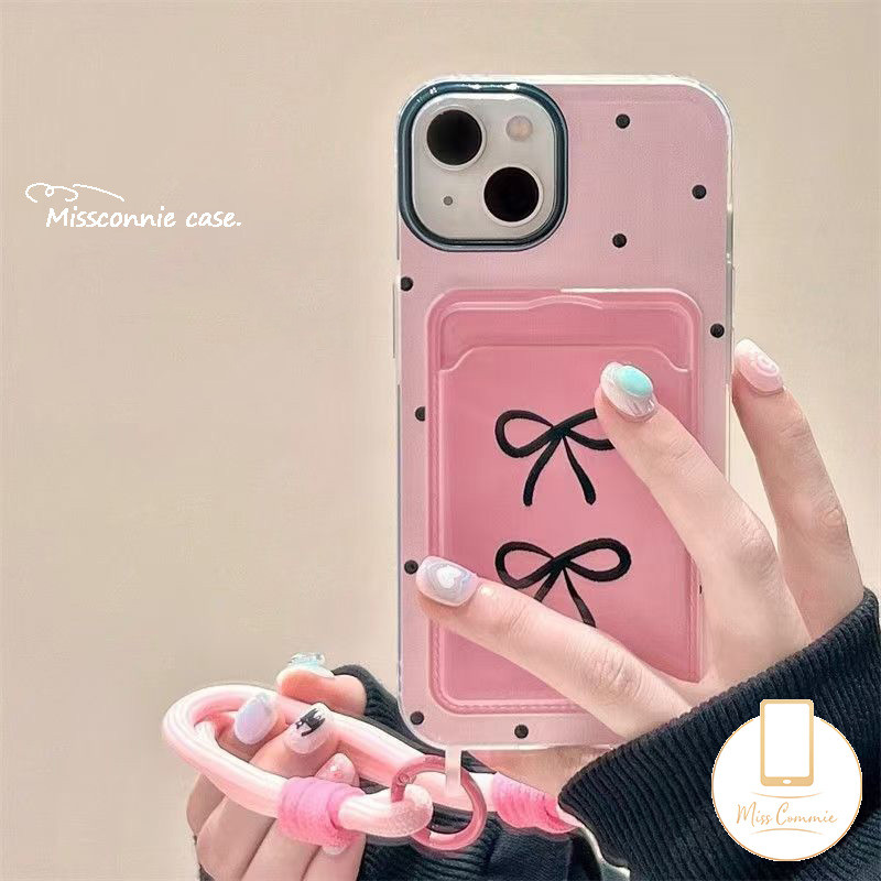 Creative%20Black%20Pink%20Case%20Compatible%20for%20IPhone%2011%2015%2012%2013%2014%20Pro%20Max%20XR%207Plus%20XS%20Max%20X%206s%208%206%2015%20Plus%20SE%20Wallet%20Holder%20Soft%20Tpu%20Cover%20-%20Image%206