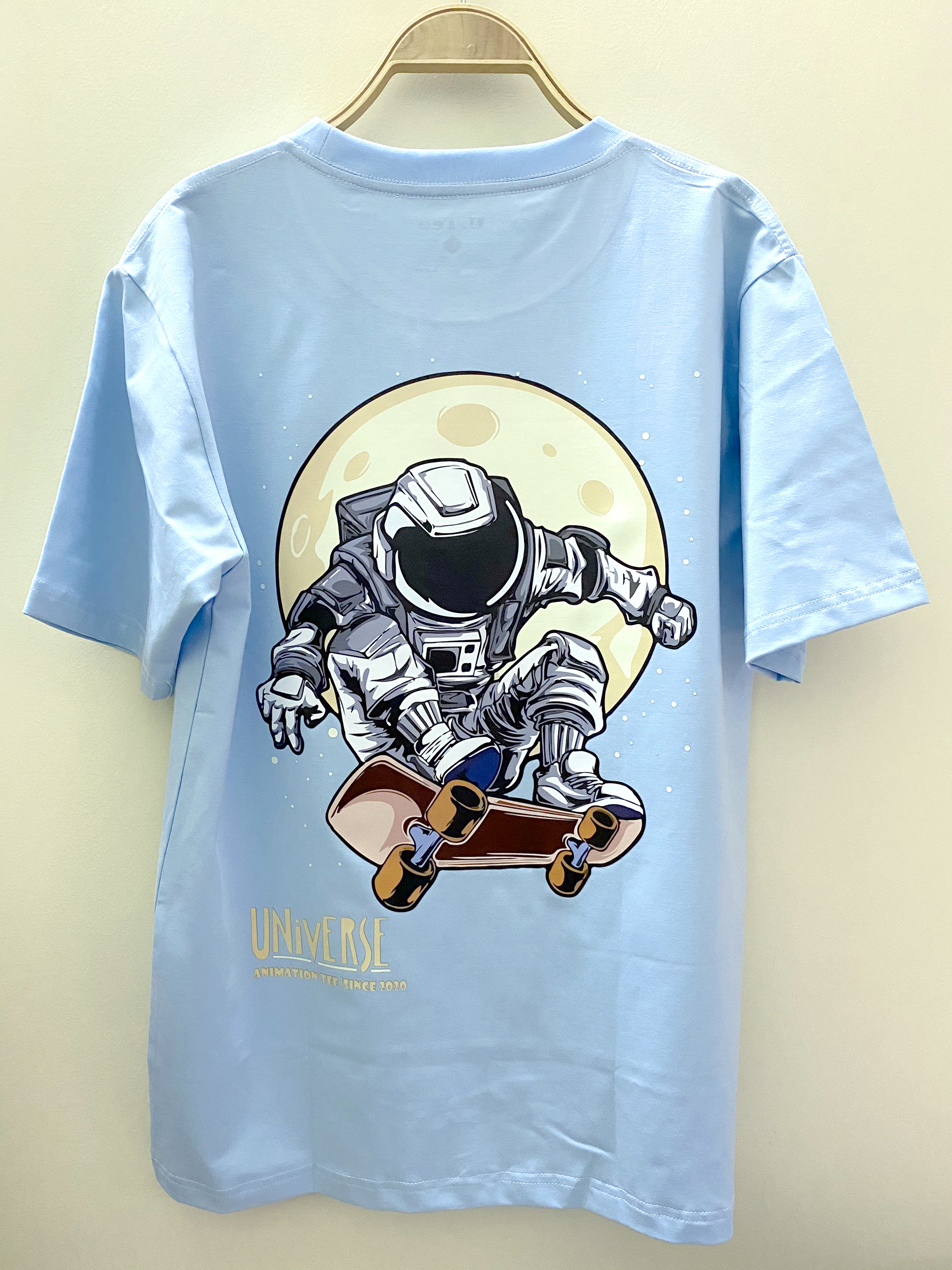 [ANI TEE] Áo Thun Cotton 100% Cực Chất Phi Hành Gia Lướt Ván Universe