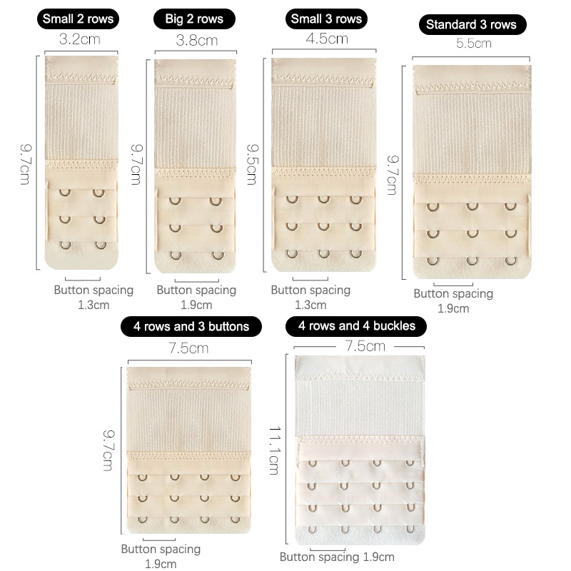 Women%20Bra%20Extension%20Strap%20Extenders%202/3/4Rows%203/4%20Buckles%20Elastic%20Extender%20Adjustable%20Bra%20Accessories%20HELIN%20-%20Image%2010
